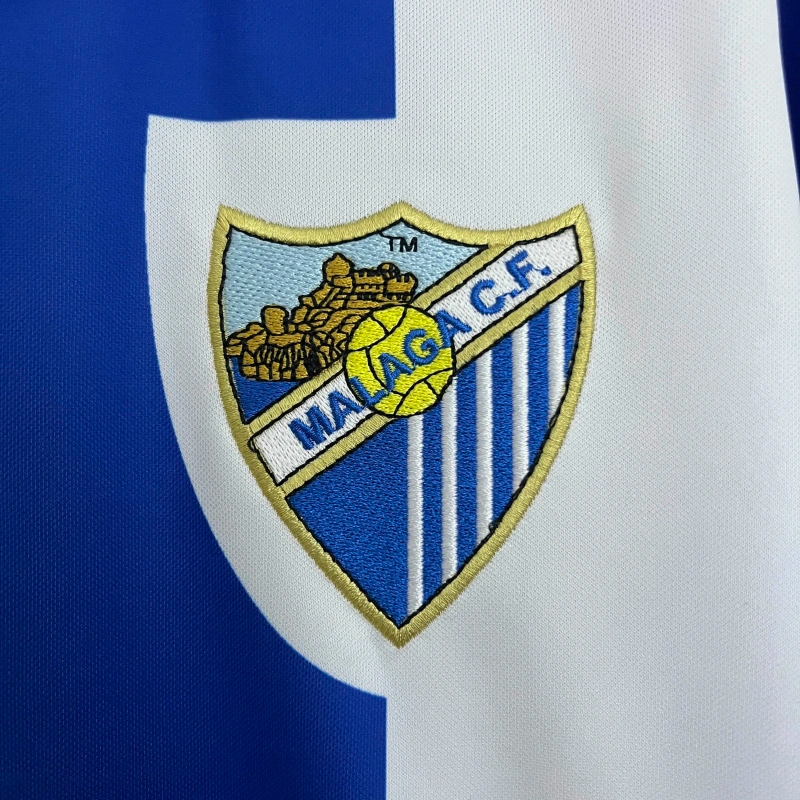 Camisa I Málaga Retrô | 04/06 Umbro - Azul e Branca