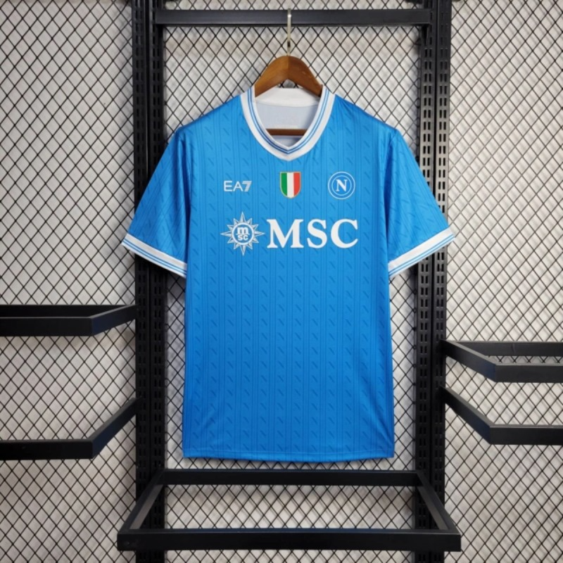 Camisa I Napoli | 25/26 Torcedor EA7 - Azul