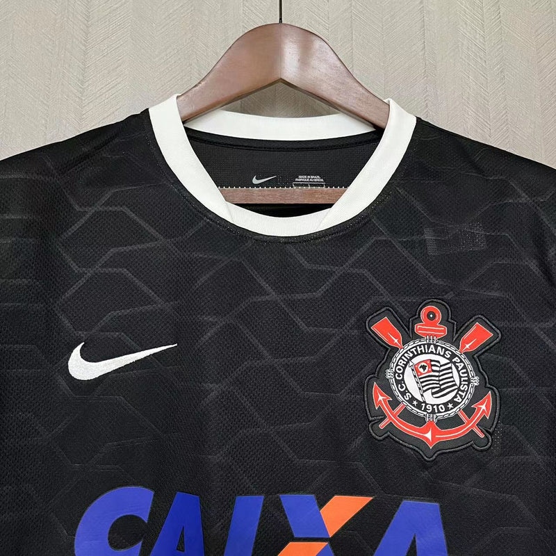 Camisa I Corinthians Retrô | 2012/13 Nike - Preta