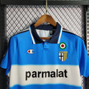 Camisa Goleiro Parma Retrô | 99/00 Champion - Azul e Branca
