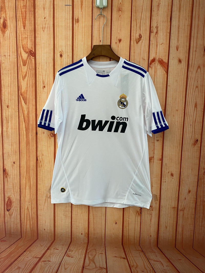 Camisa I Real Madrid Retrô | 10/11 Torcedor Adidas - Branca