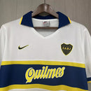 Camisa II Boca Juniors Retrô | 96/97 Nike - Branca Azul e Amarela