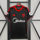 Camisa III Sevilla | 25/26 Torcedor Adidas - Preta e Vermelha