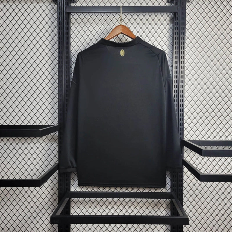 Camisa Edição Especial 125 anos Milan | 25/26 Torcedor Puma - Preta - Manga Longa