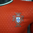 Camisa I Portugal | 2025 Modelo Jogador Nike - Vermelha (Manga Longa)