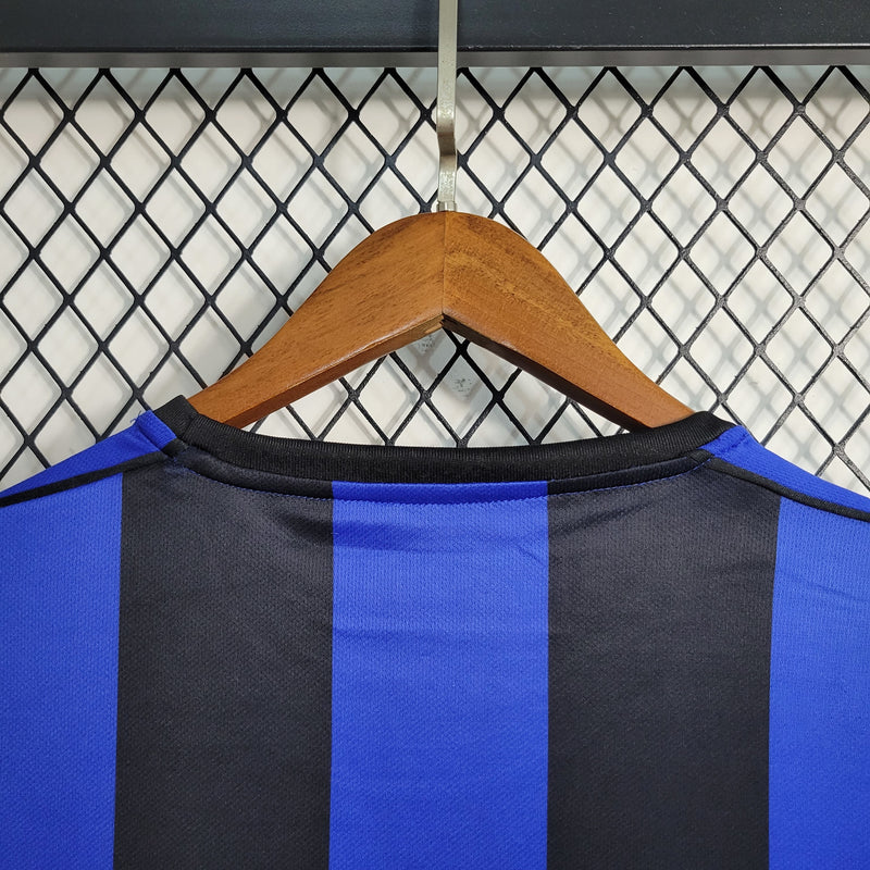 Camisa I Inter de Milão Retrô | 99/00 Nike - Azul e Preta