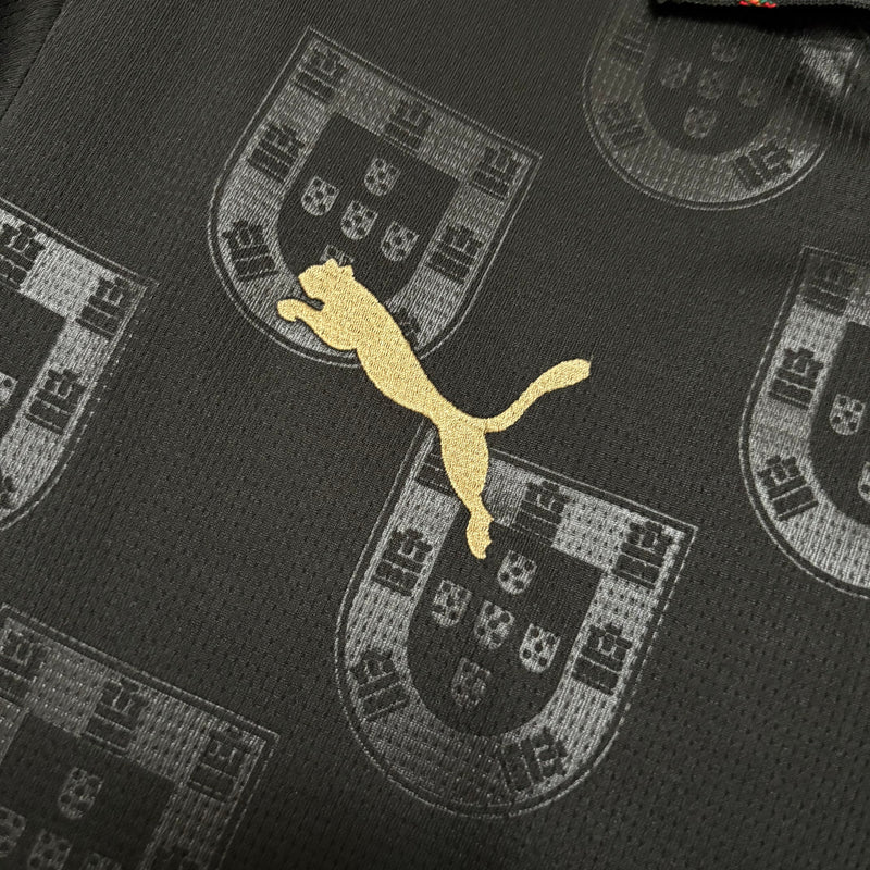 Camisa Pantera Negra Portugal | 2026 Torcedor Puma - Preta