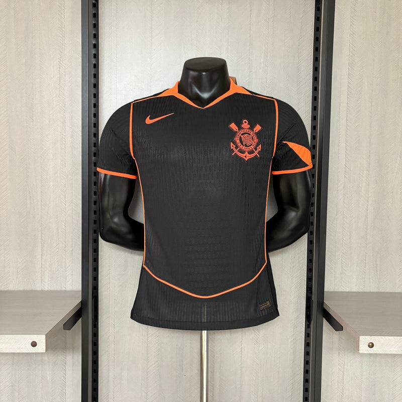 Camisa III Corinthians | 25/26 Jogador Nike - Preta e Laranja