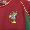 Camisa I Portugal Retrô | 2002 Torcedor Nike - Vermelha