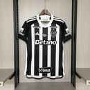 Camisa I Clube Atlético Mineiro | 24/25 Torcedor Adidas - Preta e branca (Patrocinios)