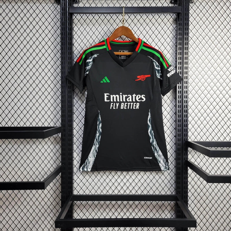 Camisa II Arsenal | 24/25 Torcedor Adidas - Preta - Feminina