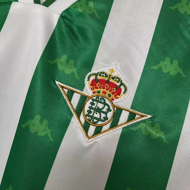 Camisa I Betis Retrô | 95/97 Kappa - Verde e Branca - Manga Longa