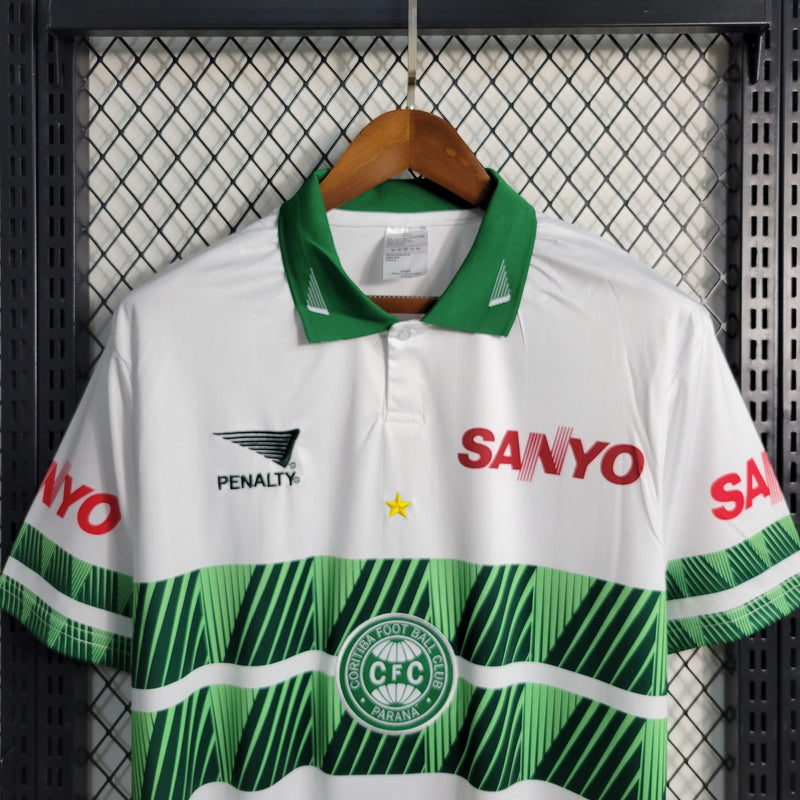 Camisa I Coritiba Retrô | 1997/98 Torcedor Penalty - Branca