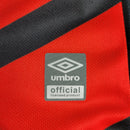 Camisa III Athletico Paranaense | 23/24 Torcedor Umbro - Preta e Vermelha - Feminina