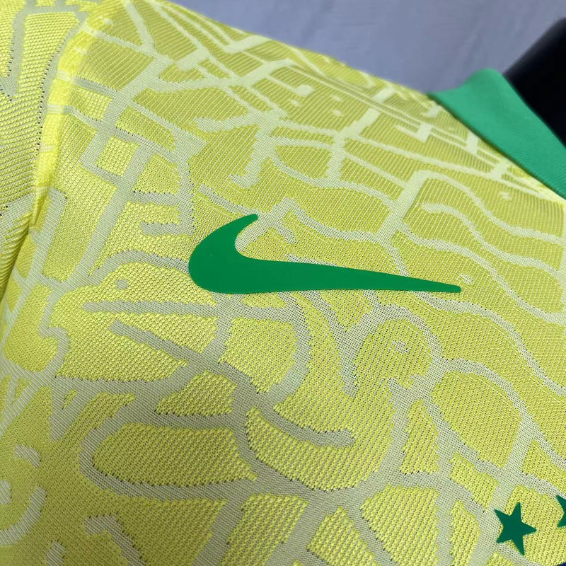 Camisa I Brasil | 2024 Modelo Jogador Nike - Amarela