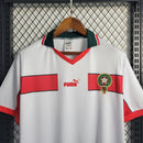 Camisa II Marrocos Retrô | 1998 Puma - Branca Vermelha e Verde