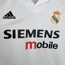 Camisa I Real Madrid Retrô | 02/03 Adidas - Branca
