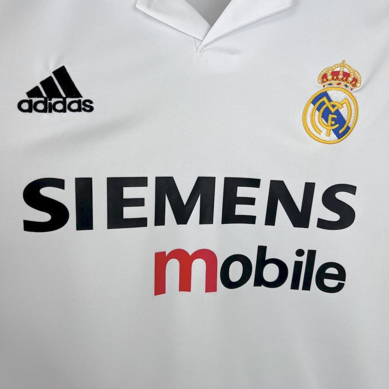 Camisa I Real Madrid Retrô | 02/03 Adidas - Branca
