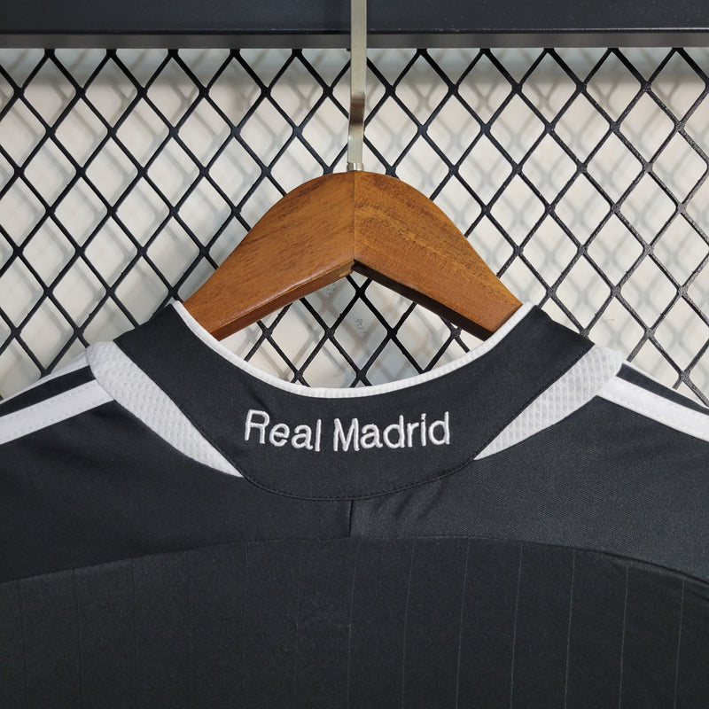 Camisa II Real Madrid Retrô | 06/07 Adidas - Preta - Manga Longa