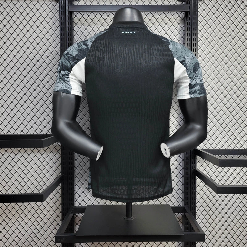 Camisa III Bayer Leverkusen | 24/25 Modelo Jogador Castore - Preta e Cinza