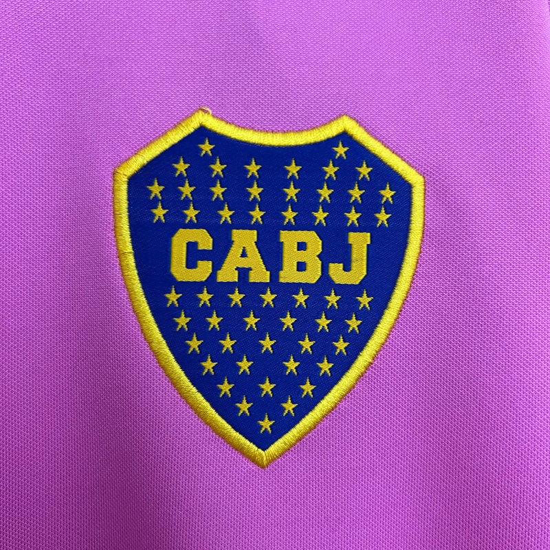 Camisa II Boca Juniors Retrô | 13/14 - Rosa - Manga Longa