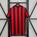 Camisa I Milan Retrô | 97/98 Lotto - Vermelha e Preta