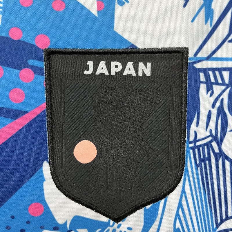 Camisa Dragon Ball Edition Japão | 2022 Torcedor Adidas - Branca Azul e Rosa
