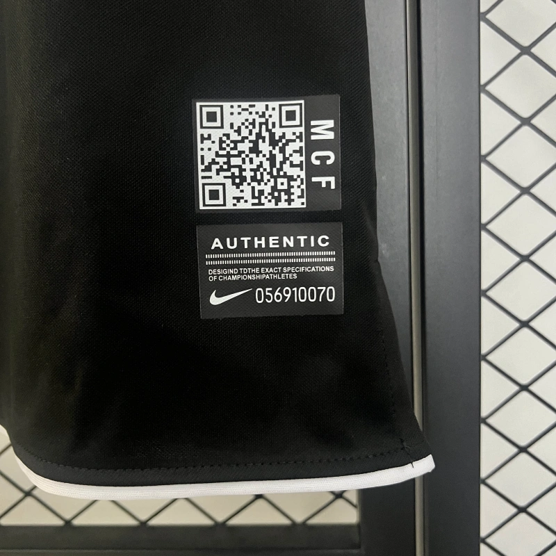 Camisa II Málaga Retrô | 12/13 Nike - Preta e Branca