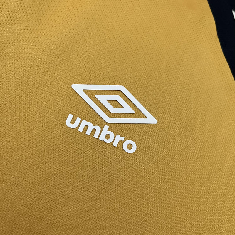 Camisa III Rayo Vallecano | 23/24 Torcedor Umbro - Dourada e Preta