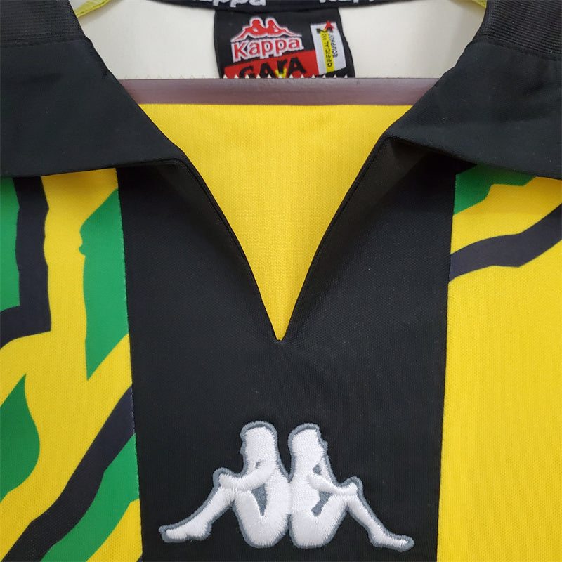 Camisa I Jamaica Retrô | 1998 Kappa - Amarela Verde e Preta