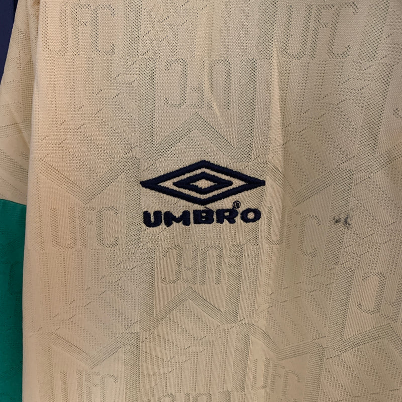 Camisa III Manchester United Retrô | 92/94 Umbro - Amarela e Verde - Manga Longa