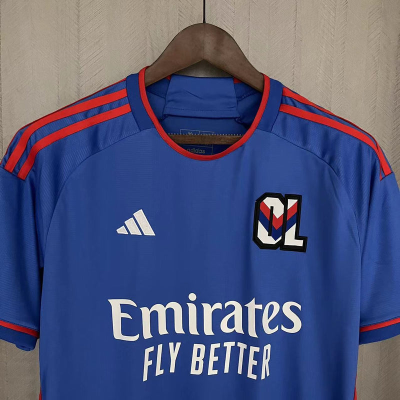Camisa II Lyon | 23/24 Torcedor Adidas - Azul