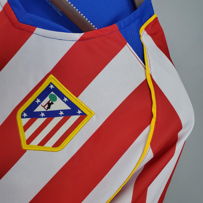 Camisa I Atlético de Madrid Retrô | 04/05 Torcedor Nike - Vermelha e Branca