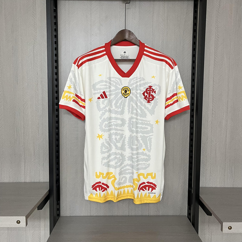 Camisa Consciência Negra Internacional | 23/24 Torcedor Adidas - Branca