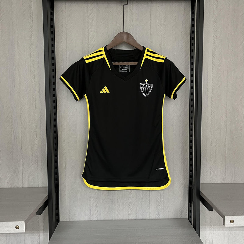 Camisa III Clube Atlético Mineiro | 23/24 Torcedor Adidas - Preta - Feminina