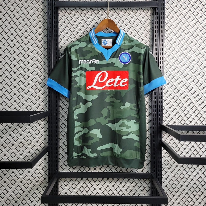 Camisa II Napoli Retrô | 13/14 Macron - Verde e Azul