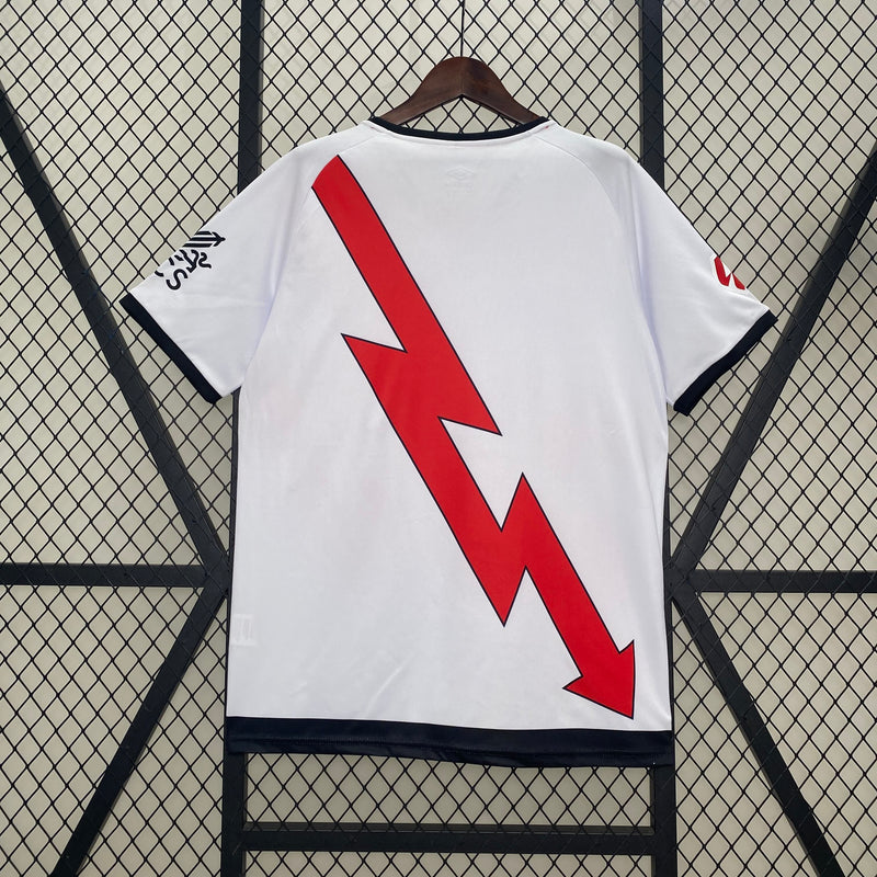 Camisa I Rayo Vallecano | 24/25 Torcedor Umbro - Branca e Vermelha