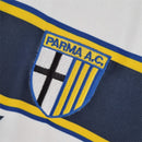 Camisa I Parma Retrô | 01/02 Champion - Branca e Azul