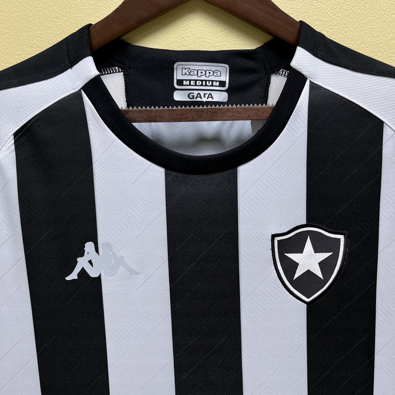 Camisa I Botafogo | 20/21 Torcedor Kappa - Feminina - Preta e Branca