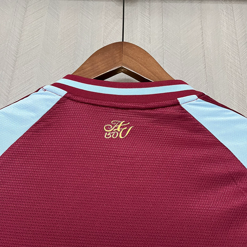 Camisa I Aston Villa | 25/26 Torcedor Adidas - Vinho e Azul