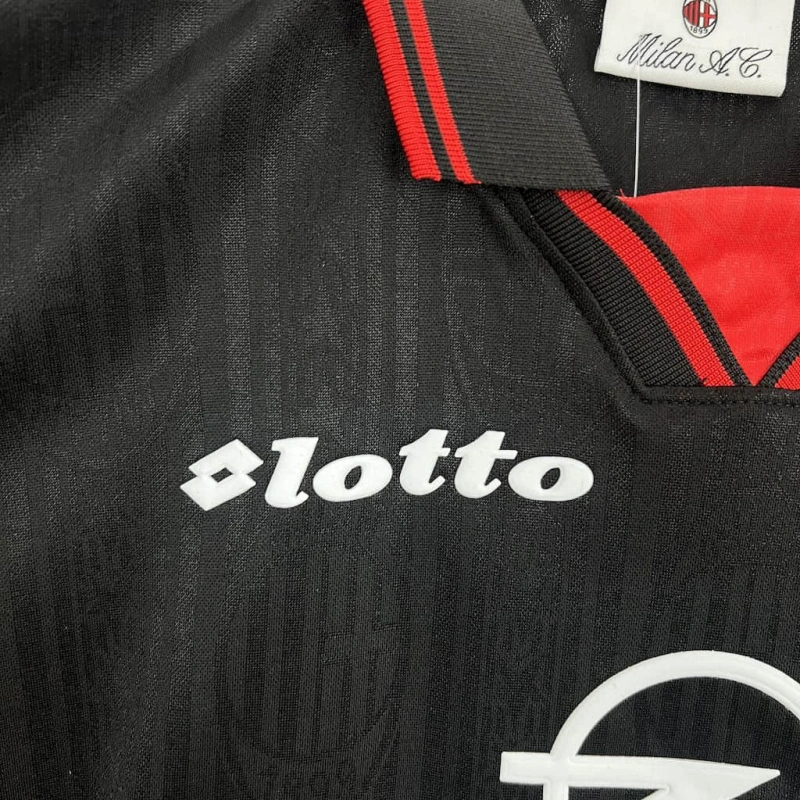 Camisa IV Milan Retrô | 97/98 Lotto - Preta