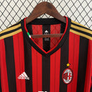 Camisa I Milan Retrô | 13/14 Adidas - Vermelha e Preta - Manga Longa