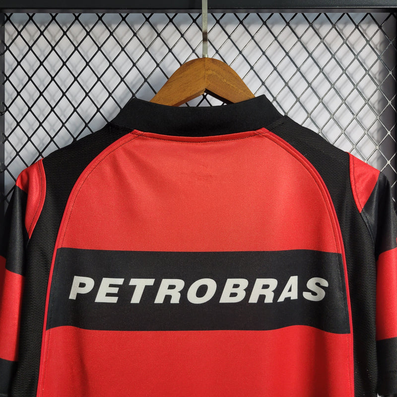 Camisa I Flamengo Retrô | 2003/04 Nike - Vermelha e Preta