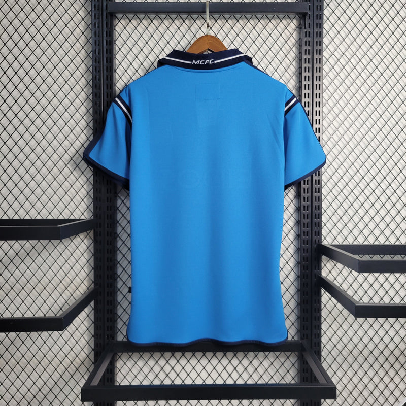 Camisa I Manchester City Retrô | 01/02 Le Coq Sportif - Azul