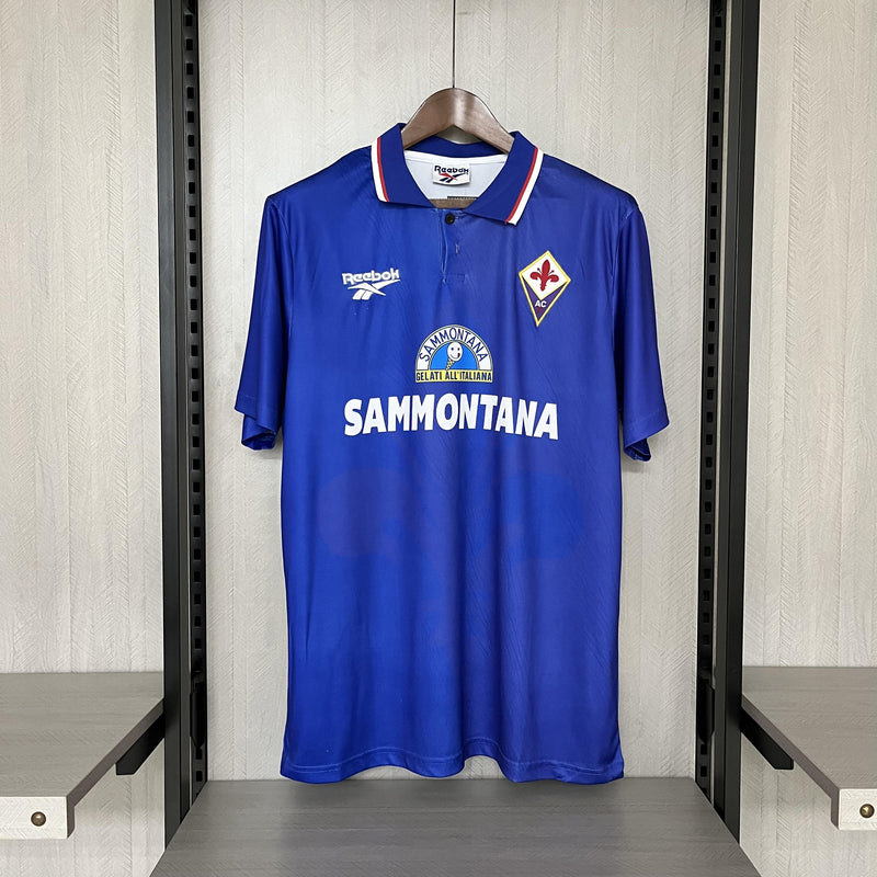 Camisa I Fiorentina Retrô | 95/96 Torcedor Reebok - Roxa