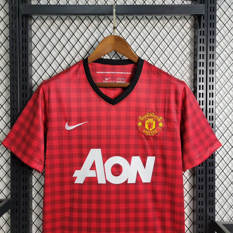 Camisa I Manchester United Retrô | 12/13 Nike - Vermelha