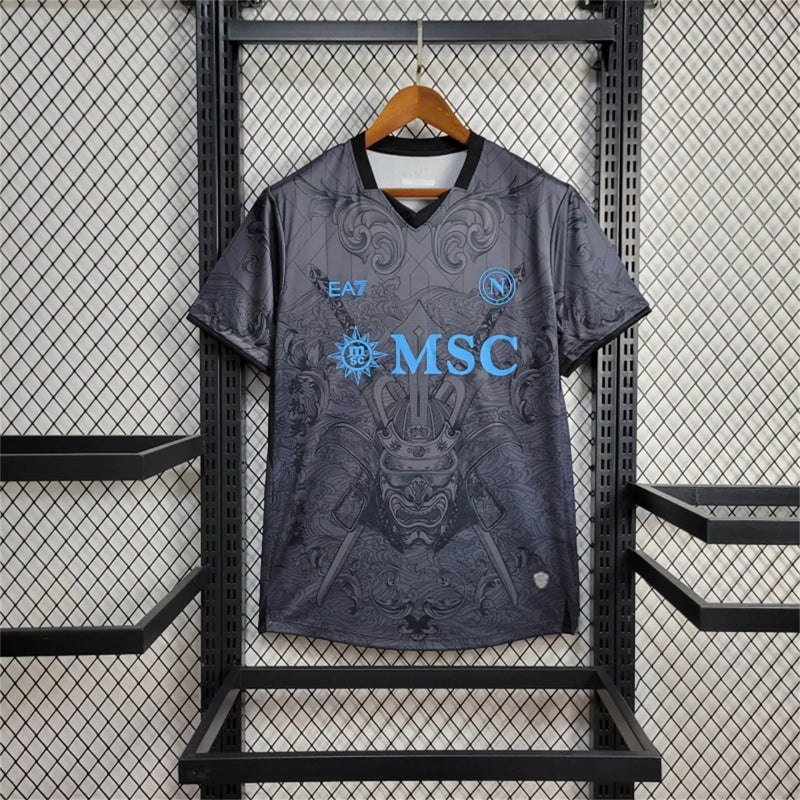 Camisa III Napoli | 24/25 Torcedor EA7 - Cinza e Azul