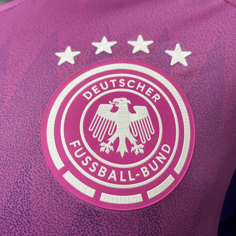 Camisa II Alemanha | 24/25  Modelo Jogador Adidas - Rosa e Roxo
