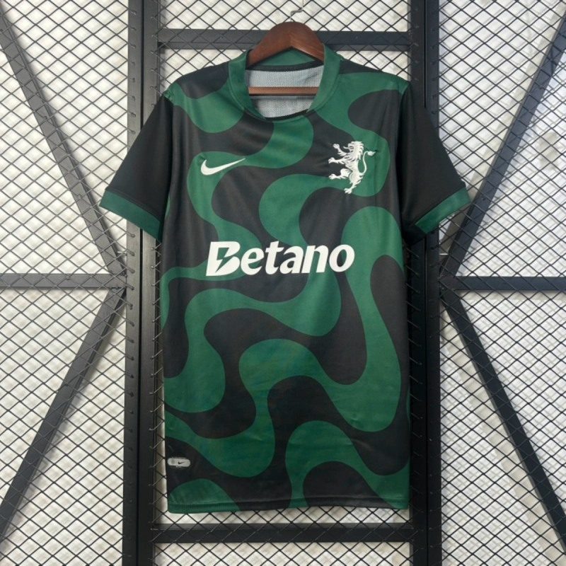Camisa V Sporting | 25/26 Torcedor Nike - Verde e Preta