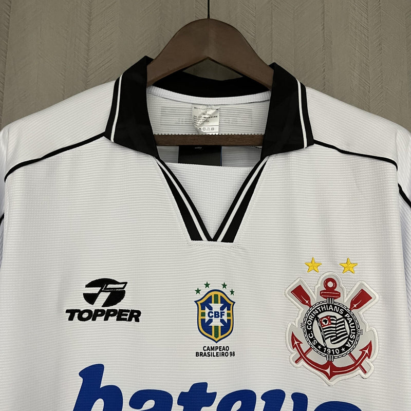 Camisa I Corinthians Retrô | 1999 Topper - Branca